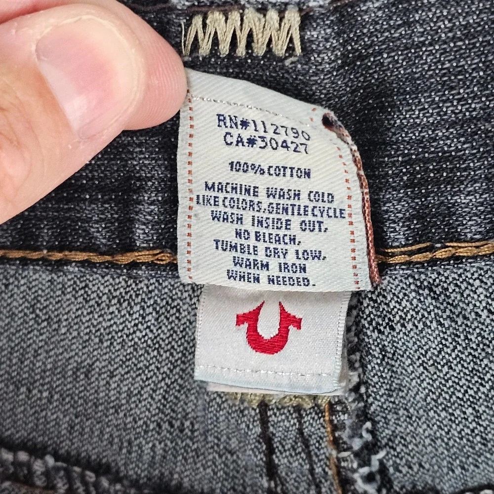 True‎ Religion Jeans Mens 32 Denim High Rise Comfort Straight Leg M24201219